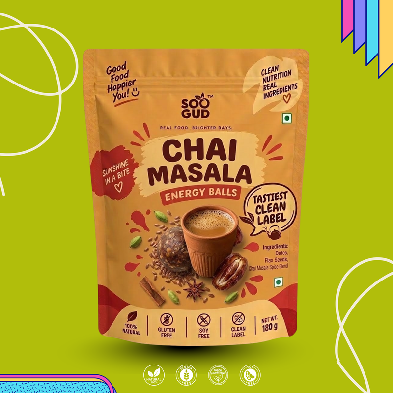 Soogud Masala Chai Energy Balls